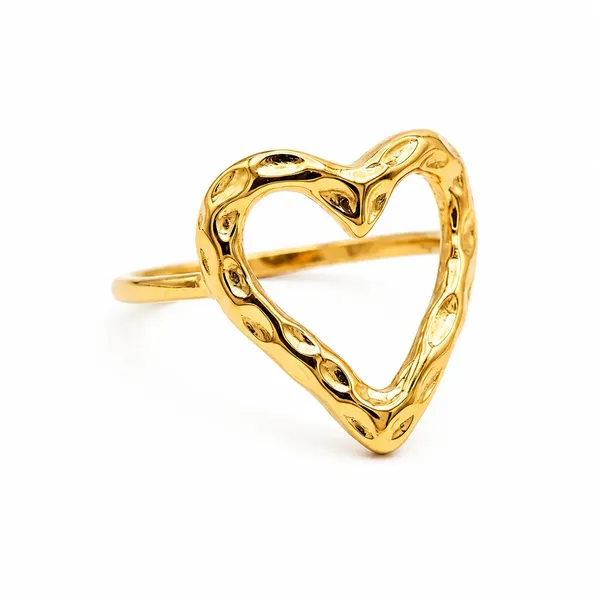 Gold_Stainless_Steel_Heart_Shaped_Ring_For_Women