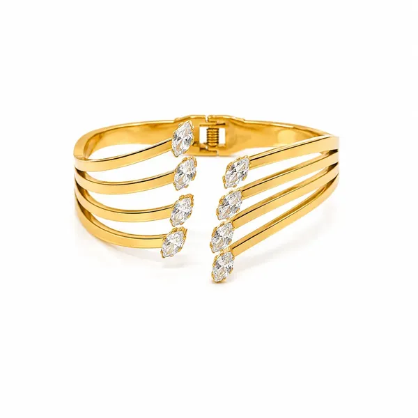Gold_Stainless_Steel_Stone_Studded_Cuff_Bracelet_For_Women