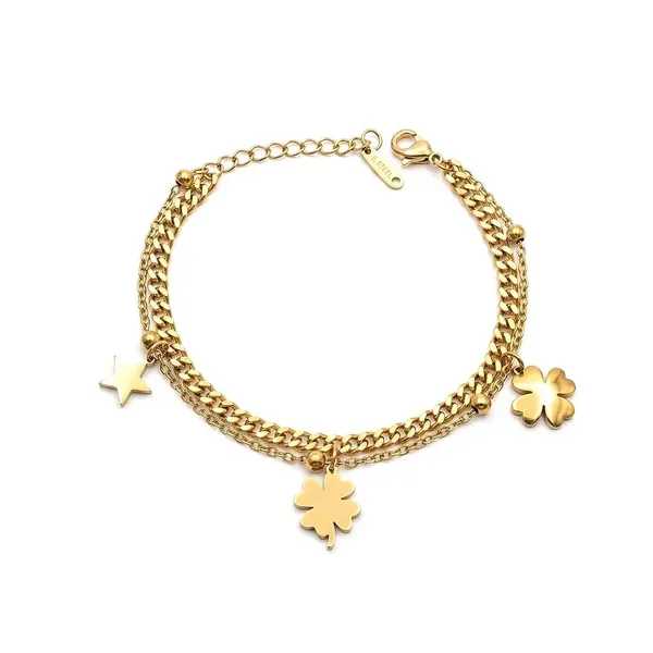 Gold_Stainless_Steel_Charm_Bracelet_For_Women