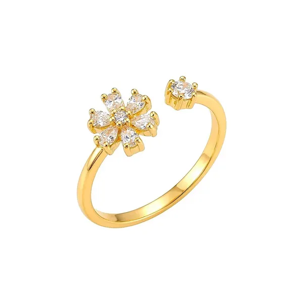Gold_Stainless_Steel_Floral_Open_Ring_For_Women