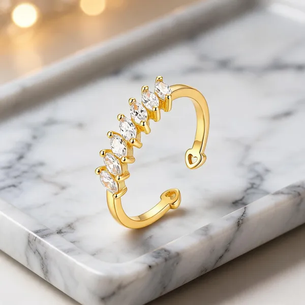 Gold_Stainless_Steel_Crystal_Embellished_Open_Cuff_Bracelet_For_Women