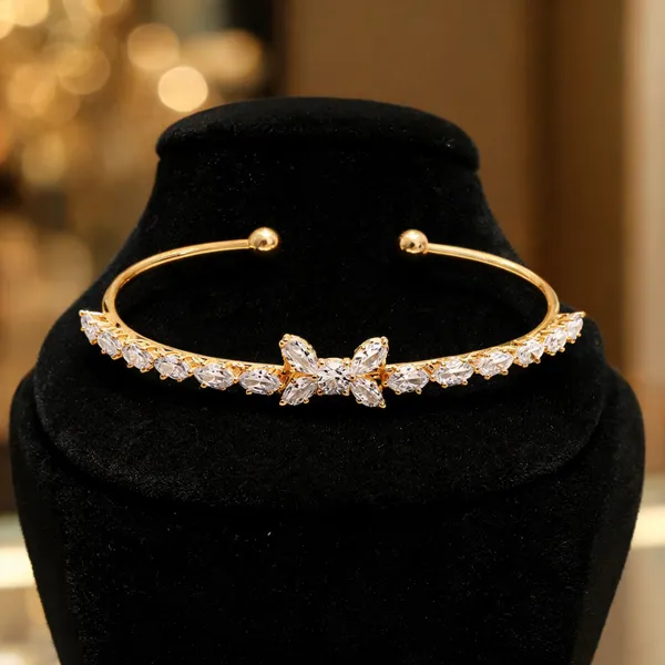Gold_Stainless_Steel_Crystal_Butterfly_Cuff_Bracelet_For_Women