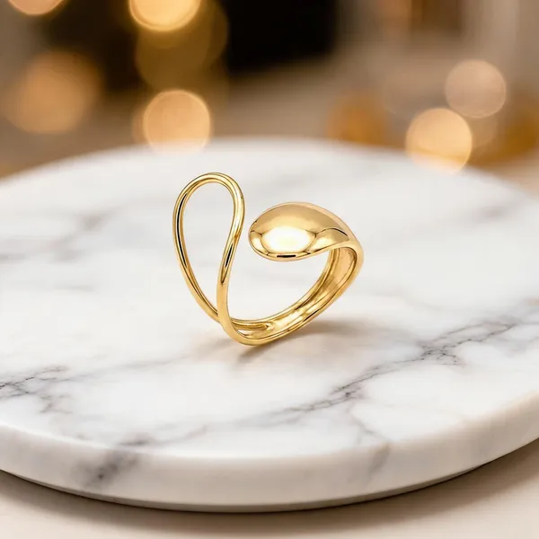 Gold_Stainless_Steel_Open_Band_Ring_For_Women