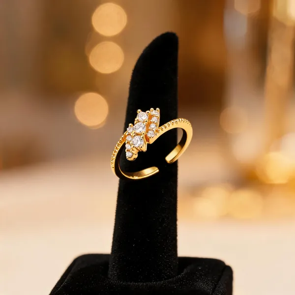 Gold_Stainless_Steel_Adjustable_Stone_Ring_For_Women