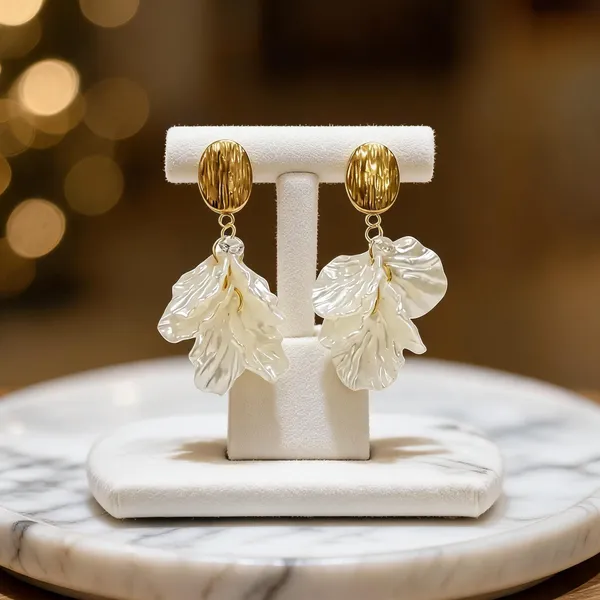 Gold_Stainless_Steel_Leaf_Drop_Earrings_For_Women