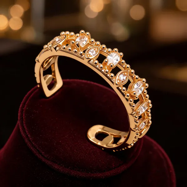 Gold_Stainless_Steel_Crystal_Cuff_Bracelet_For_Women