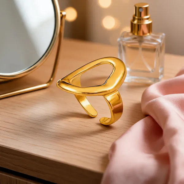 Gold_Stainless_Steel_Statement_Adjustable_Ring_For_Women