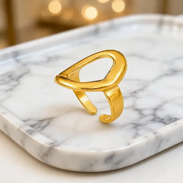Gold_Stainless_Steel_Statement_Adjustable_Ring_For_Women