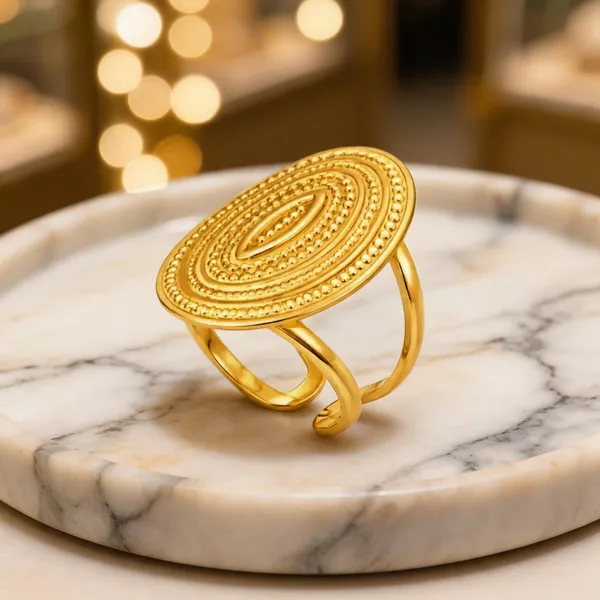Gold_Stainless_Steel_Concentric_Statement_Ring_For_Women