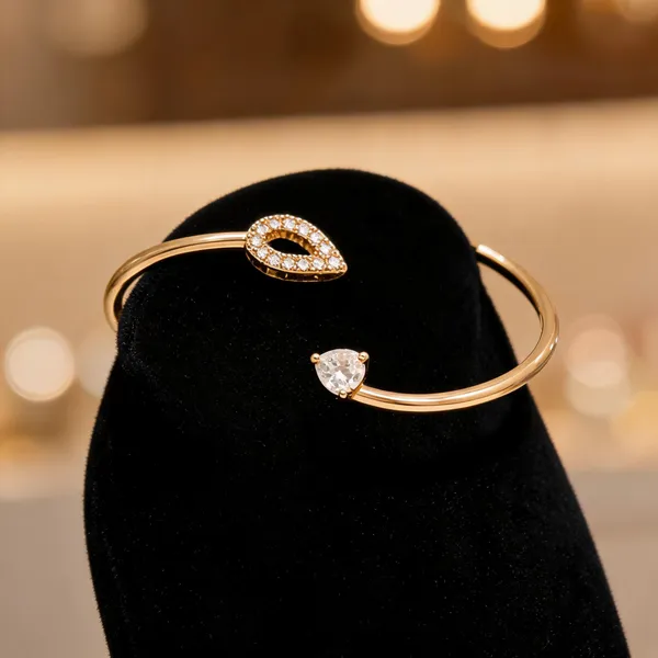 Gold_Stainless_Steel_Stone_Studded_Open_Cuff_Bracelet_For_Women