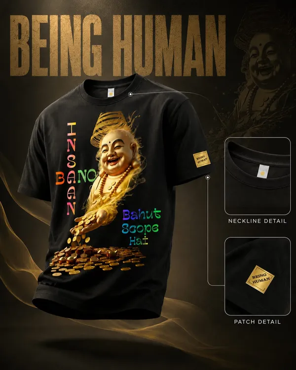 Being_Human_Tee_Cotton_T_Shirt_Unisex_Soft_Comfortable_Casual_Wear
