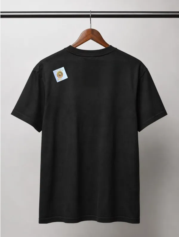 Abstract_Gold_Tee_Cotton_T_Shirt_Unisex_Soft_Comfortable_Casual_Wear