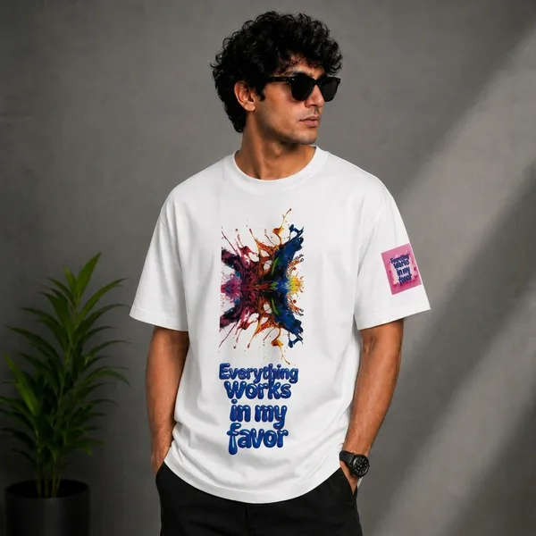 Positive_Vibes_Cotton_T_Shirt_Unisex_Soft_Comfortable_Casual_Wear