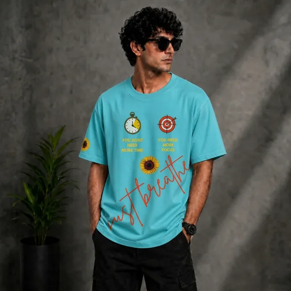 Just_Breathe_Cotton_T_Shirt_Unisex_Soft_Comfortable_Casual_Wear