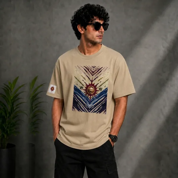 Sun_Lion_Lucky_Charm_T_Shirt_Unisex_Soft_Comfortable_Casual_Wear