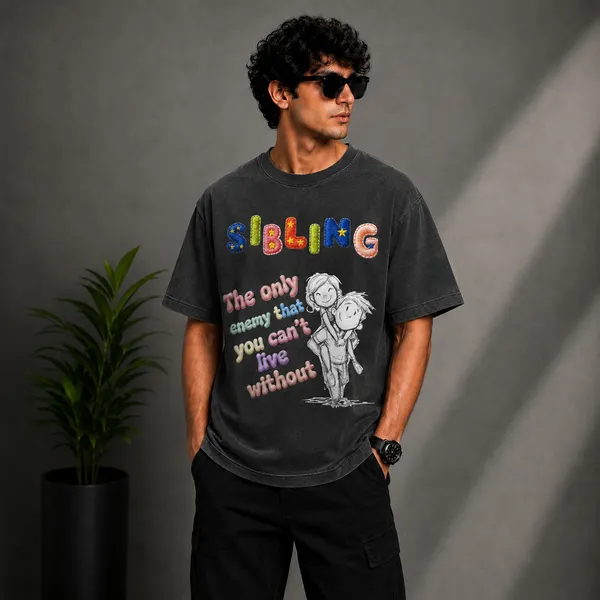 Siblings_Love_Cotton_T_Shirt_Unisex_Soft_Comfortable_Casual_Wear