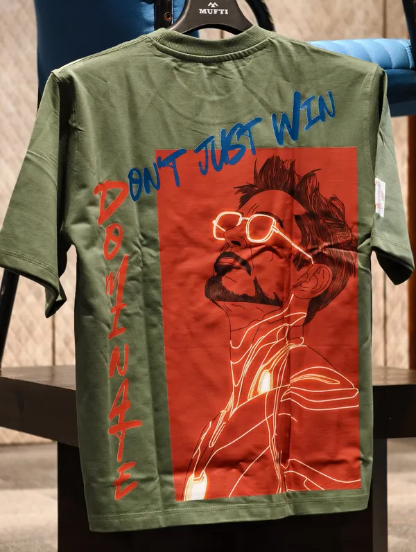 Olive_Green_Graphic_T-Shirt_for_Unisex