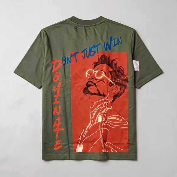 Olive_Green_Graphic_T-Shirt_for_Unisex