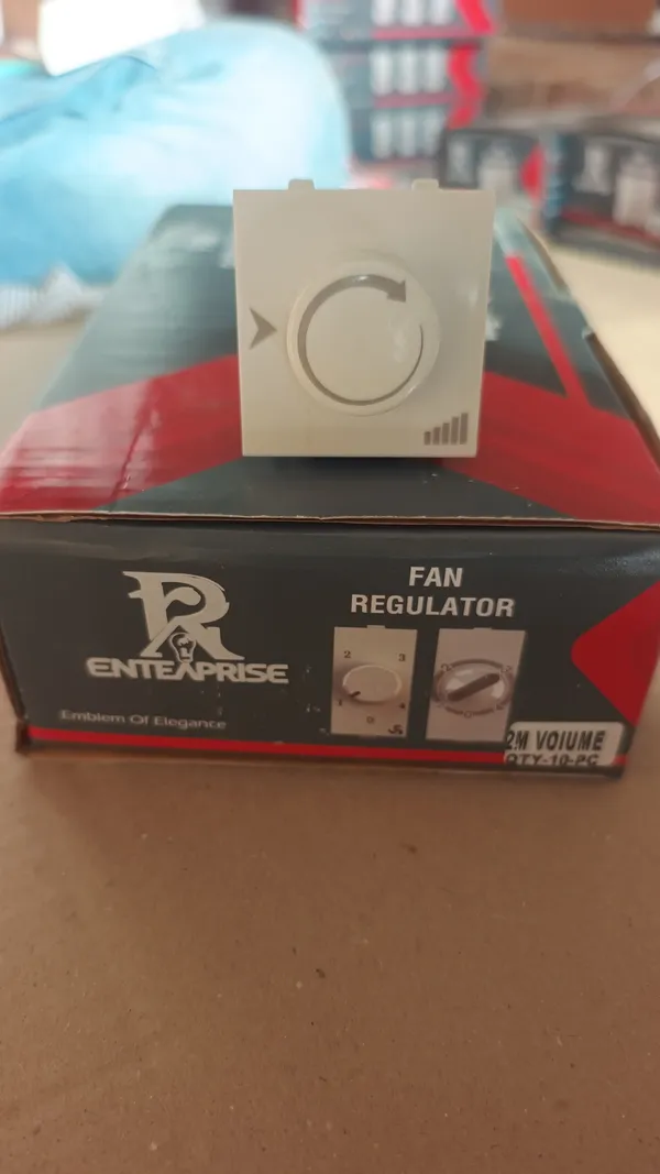 Polycarbonate_Fan_Speed_Control_White_Rotary_Knob_Fan_Regulator