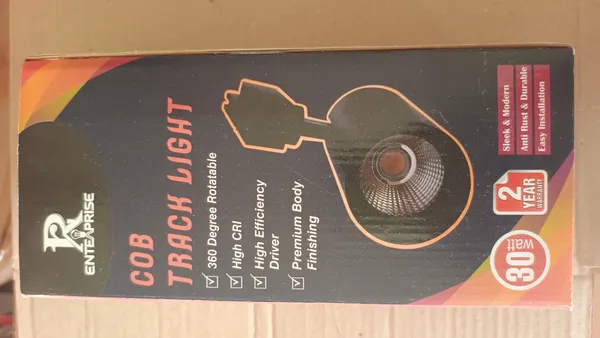 Aluminium_Accent_Lighting_30W_Cob_Rotatable_Track_Light
