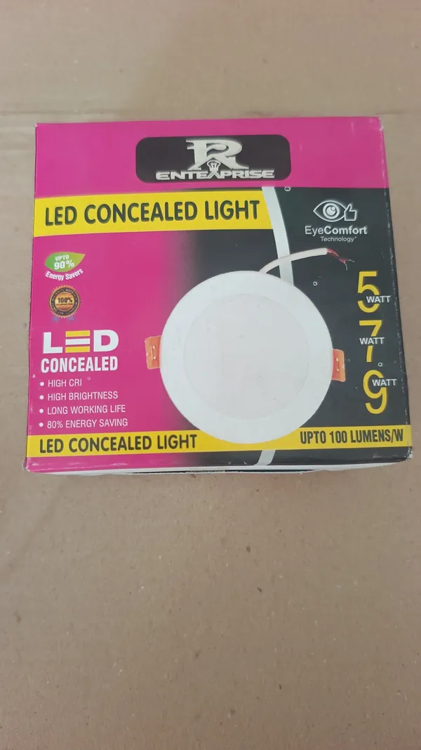 Polycarbonate_General_Lighting_White_Round_LED_Panel_Light