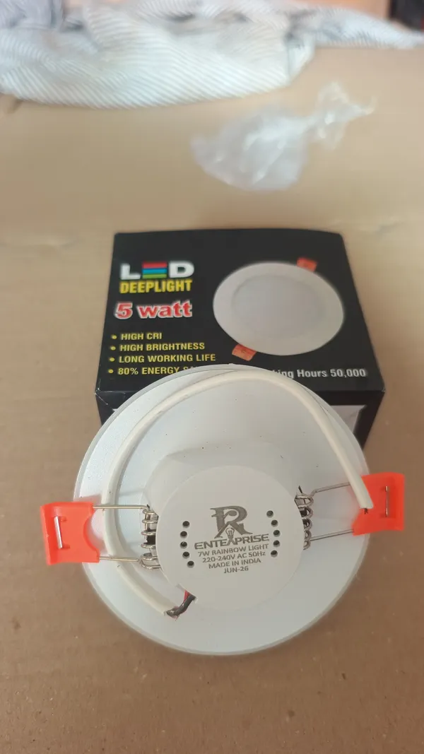 Pp_Aluminium_General_Lighting_White_Round_Recessed_Downlight
