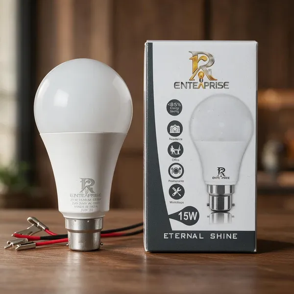 Pp_Aluminium_General_Lighting_White_15W_LED_Bulb_Pack_Of_6