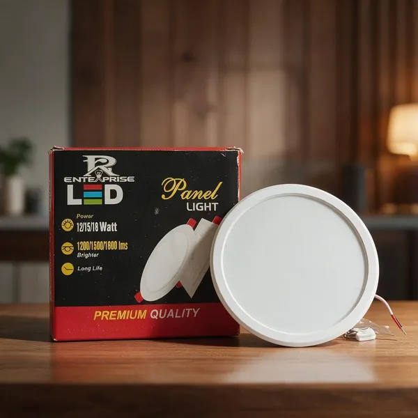 Polycarbonate_Ceiling_Lighting_White_Round_15W_LED_Panel_Light_Pack_Of_4
