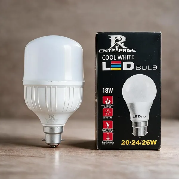 Pack_Of_4_Pp_Aluminium_General_Lighting_White_20W_LED_Bulb