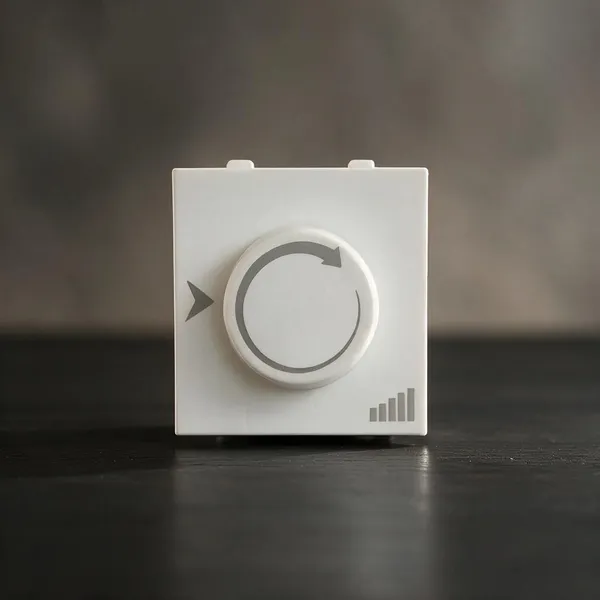 Pack_Of_10_Polycarbonate_Fan_Speed_Control_White_Rotary_Knob_Fan_Regulator