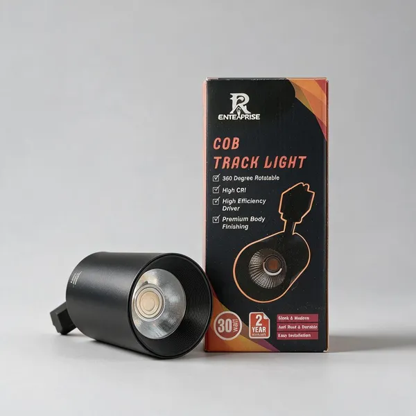 Aluminium_Accent_Lighting_30W_Cob_Rotatable_Track_Light_Pack_Of_2