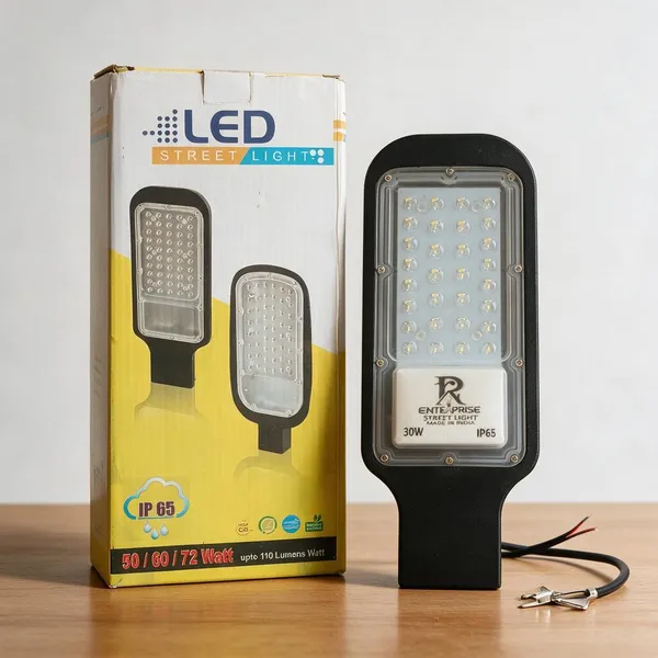 Pp_Metal_Street_Lighting_Black_Clear_Ip65_30W_LED_Street_Light_Pack_Of_5