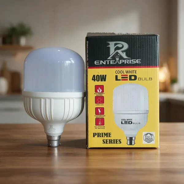 Pp_Aluminium_General_Lighting_Cool_White_40W_LED_Bulb_Pack_Of_2