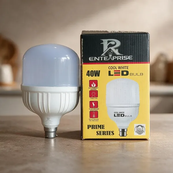 Pack_Of_2_Pp_Aluminium_General_Lighting_Cool_White_40W_LED_Bulb