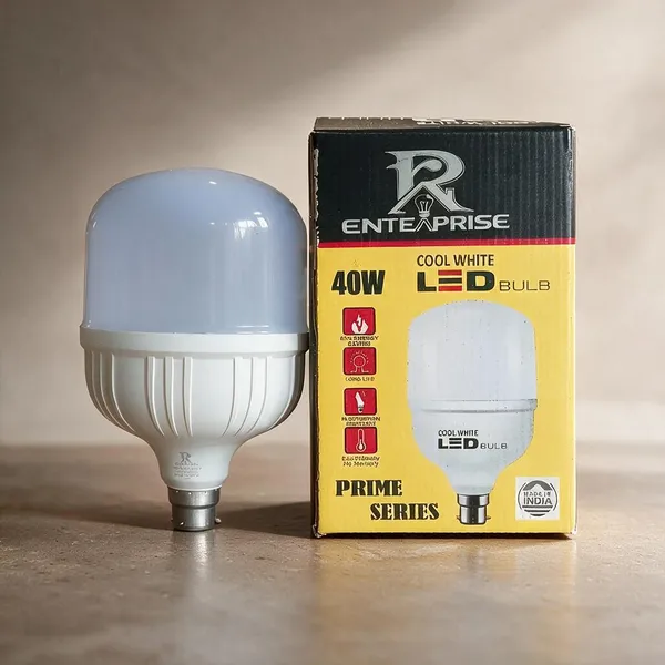 Pack_Of_2_Pp_Aluminium_General_Lighting_Cool_White_40W_LED_Bulb