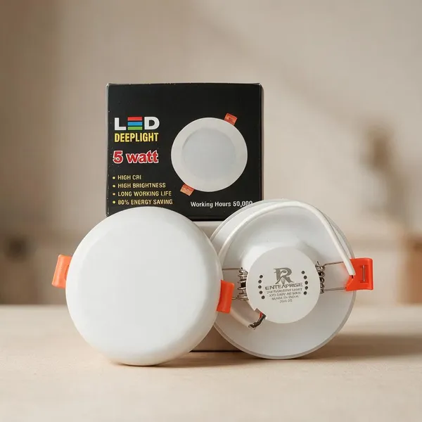 Pack_Of_6_Pp_Aluminium_General_Lighting_White_Round_Recessed_Downlight