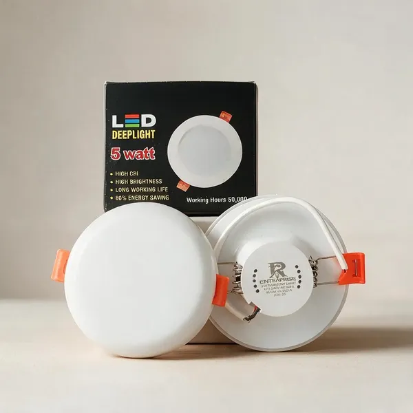 Pack_Of_6_Pp_Aluminium_General_Lighting_White_Round_Recessed_Downlight