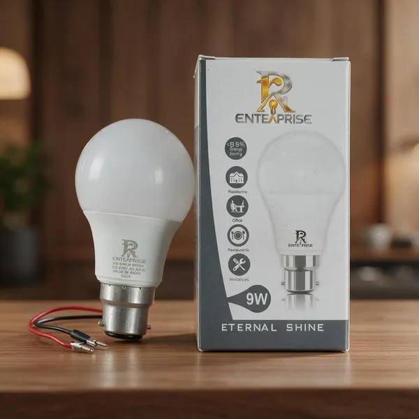 Pp_Aluminium_General_Lighting_White_9W_LED_Bulb_Pack_Of_10