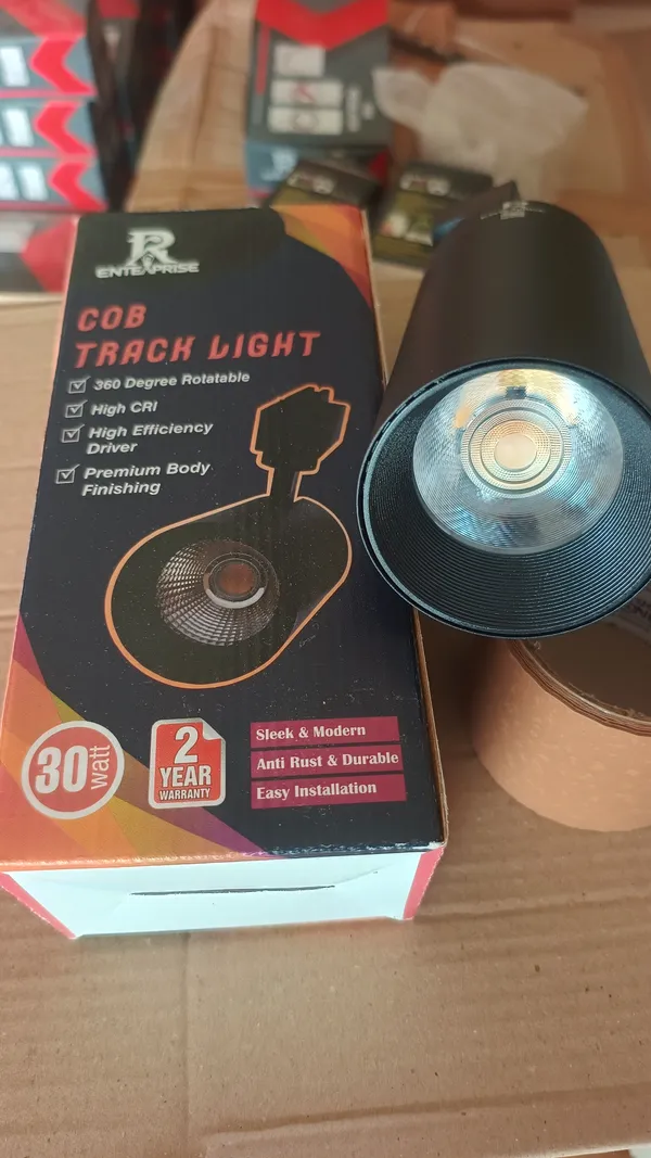Aluminium_Accent_Lighting_30W_Cob_Rotatable_Track_Light