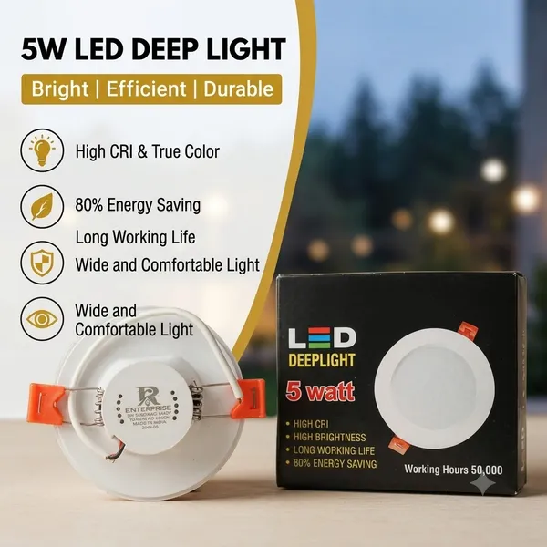 Pack_Of_6_Pp_Aluminium_General_Lighting_White_Round_Recessed_Downlight