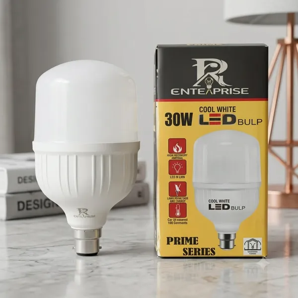 Pack_Of_2_Pp_Aluminium_General_Lighting_Cool_White_30W_LED_Bulb_Pack_Of_2