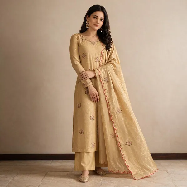 Golden_Dupatta_Set_In_Embroidery_And_Sequin_Works