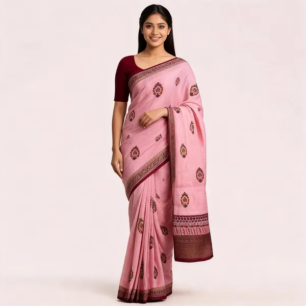 Pink_Dola_Silk_Floral_Motif_Traditional_Saree_For_Women