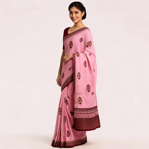 Pink_Dola_Silk_Floral_Motif_Traditional_Saree_For_Women