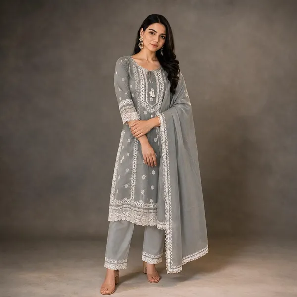 Grey_Dupatta_Set_With_Embroidery_Work
