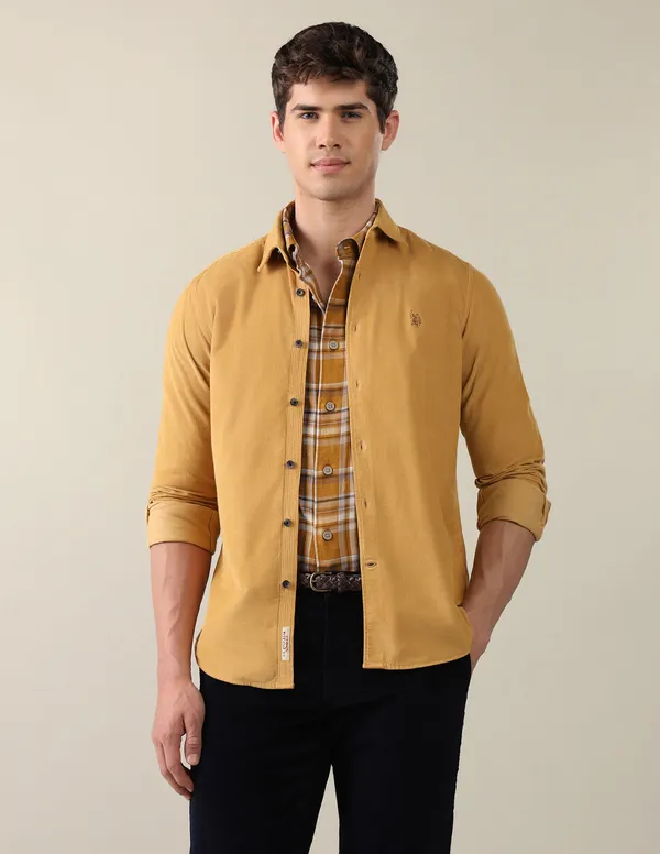 Grid_Tattersall_Checked_Corduroy_Shirt