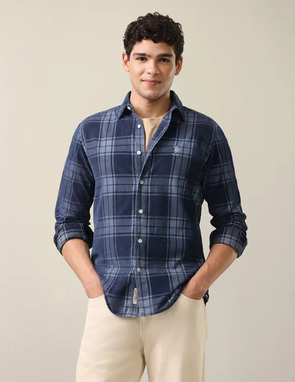 Plaid_Checked_Corduroy_Shirt