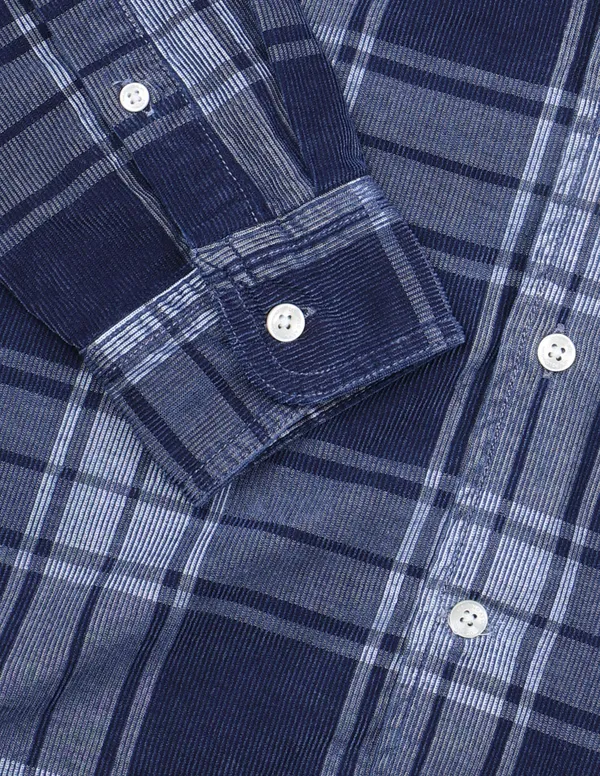 Plaid_Checked_Corduroy_Shirt