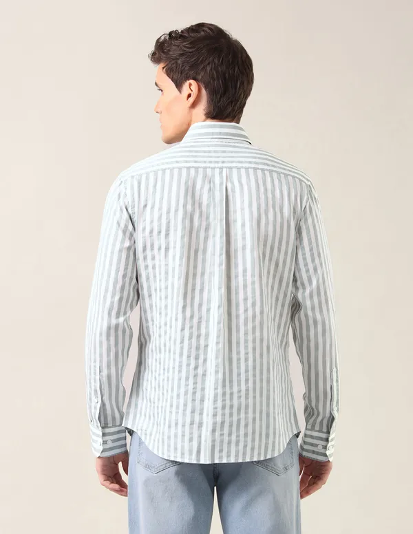 VERTICAL_STRIPED_PATTERN_SATIN_SHIRT
