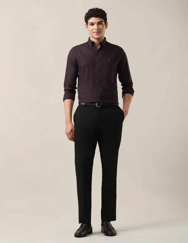 TWILL_BUTTON_DOWN_COLLAR_TAILORED_FIT